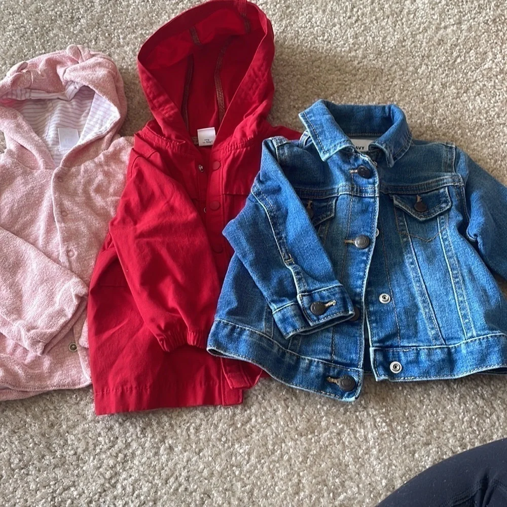 6-12 month sweater/jacket bundle